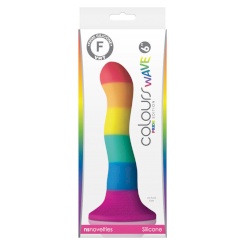 Pride - Lgbt Flag Dildo Wave 17 Cm