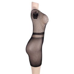 Queen lingerie - short sleeve net body dress s/l 4