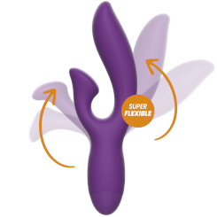 Satisfyer - curvy trinity 2 air pulse vibraattori  purppura