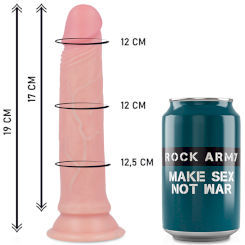 Rockarmy - valjaat + liquid silikoni dildo premium avenger 19cm 2