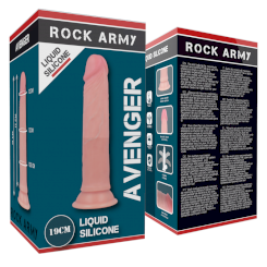 Rockarmy - valjaat + liquid silikoni dildo premium avenger 19cm 6