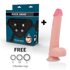 Rockarmy - arn s + liquid silikoni dildo premium kingcobra 24 cm -o- 4.77 cm 1