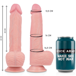 Rockarmy - valjaat + liquid silikoni vibraattori premium apache kaukosäädettävä 20.5 cm -o- 4.62 cm 2