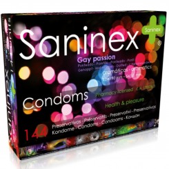 Saninex Condoms Gay Passion Dotted 144...