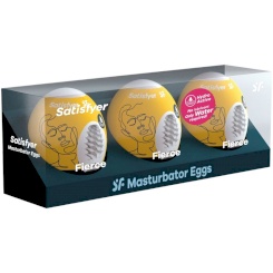 Satisfyer - 3 Masturbaattori Eggs Fierce