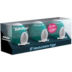 Satisfyer 3 Masturbator Eggs - Naughty