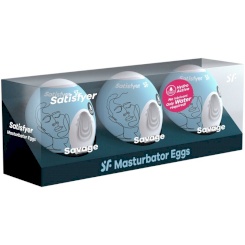 Satisfyer - 3 masturbaattori eggs savage 1