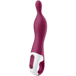 Seven creations - vinyl p-shape vibraattori  musta penis 20 cm