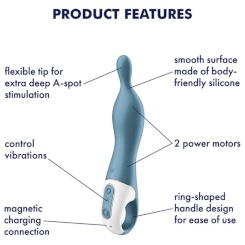 Satisfyer - amazing 1 aspot vibraattori  sininen 3