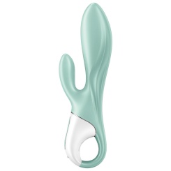 Satisfyer - air pump bunny 5+ pumpattava pupuvibraattori app  vihreä 2