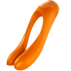 Satisfyer Candy Cane Sormivibraattori - Oranssi