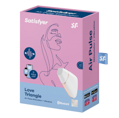 Satisfyer Connect - Love Triangle - Valkoinen / Kulta 3