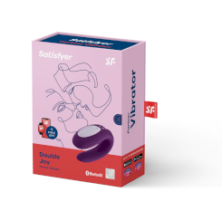 Satisfyer Double Joy + Sovellus - Purppura 6