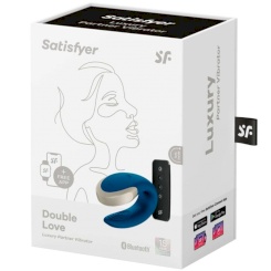 Satisfyer - tupla love luxury partner vibraattori  sininen 4