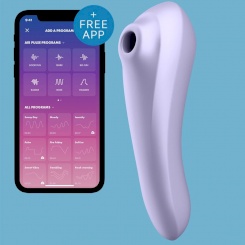 Satisfyer - yhdessä nautittava air pulse vibraattori mauve 1