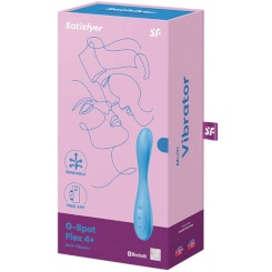 Satisfyer - g-piste flex 4+ multi vibraattori app  sininen 3