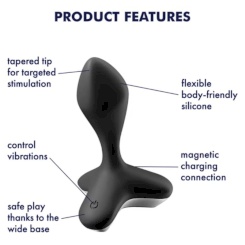 Satisfyer - game changer plugi vibraattori  musta 3