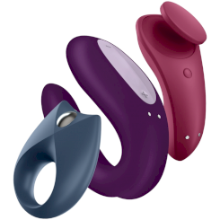 Satisfyer - tupla fun partner vibraattori  purppura