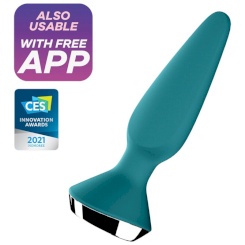Ambiguous Vibratory Anal Plug With Bead Rotation Amadeus Remote Control