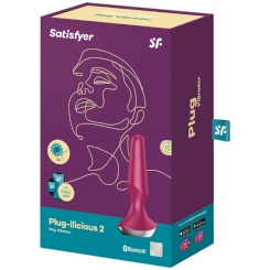 Satisfyer - plugi ilicious 2 plugi vibraattori berry 4