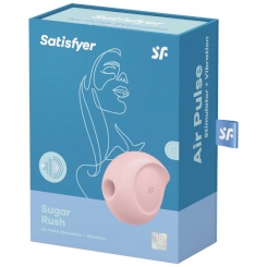 Satisfyer - sugar rush air pulse stimulaattori & vibraattori  pinkki 3