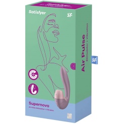 Satisfyer - supernova air pulse stimulaattori & värinä  pinkki 2