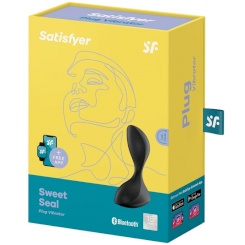 Satisfyer - sweet seal värisevä plugi app  musta 3