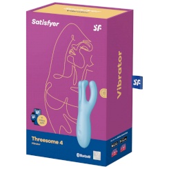 Satisfyer - threesome 4 vibraattori app  sininen 3