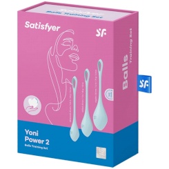 Satisfyer - yoni power 2 training setti  sininen 2