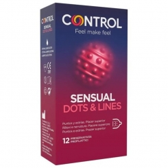 Control - spike condoms with conical points 12 units