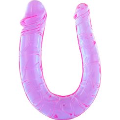 Seven creations - tupla penis 30 cm  purppura