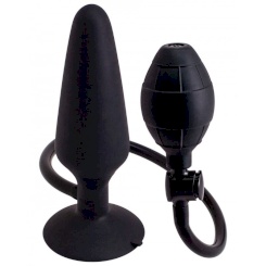 Hung system - anal rolling plugi  musta väri 24 cm