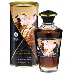 Shunga - hierontaöljy with heat effect intense suklaa flavor 100 ml