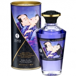 Shunga - hierontaöljy with heat effect  karamelli flavor 100 ml