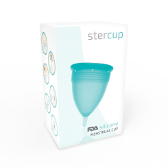 Stercup - fda silikoni kuukuppi  -  l aquamarine 2