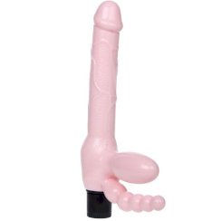 King cock - 20.3 cm värisevä cock kiveksillä flesh