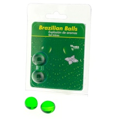 Taloka - 2 brazilian balls refresh värisevä effect exciting gel