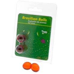 Taloka - 5 brazilian balls cold & värinä effect exciting gel