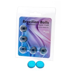 Taloka - 5 brazilian balls mint intimate gel