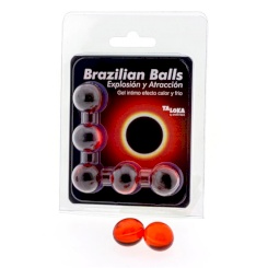Taloka - 5 brazilian balls electric värisevä effect exciting gel