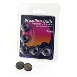 Taloka - 5 brazilian balls värisevä & shock effect exciting gel