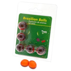 Taloka - 5 brazilian balls cold & värinä effect exciting gel