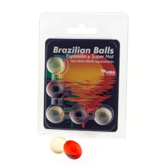 Taloka - 2 brazilian balls super hot effect exciting gel