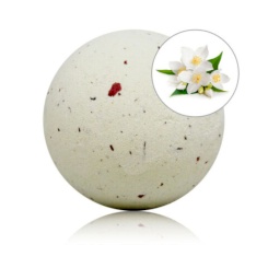 Taloka - vanilja scented kylpy bomb with ruusunpunainen petals