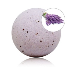 Taloka - kookos scented kylpy bomb with ruusunpunainen petals