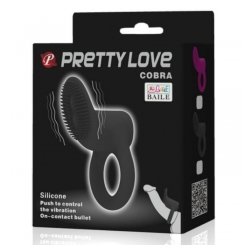 Pretty love - cobra vibraattorirengas musta 0