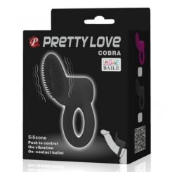 Pretty love - cobra vibraattorirengas musta 0