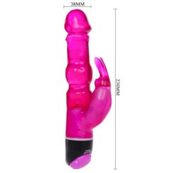 Baile - waves of pleasure fantasy vibraattori with  lila rabbit 23 cm 2