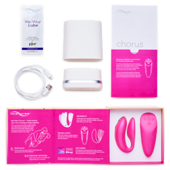 We-vibe - chorus vibraattori pareille with squeeze control  pinkki 3