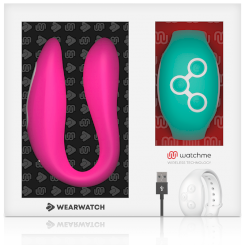 Wearwatch - dual technology watchme vibraattori  fuksia / seawater 5